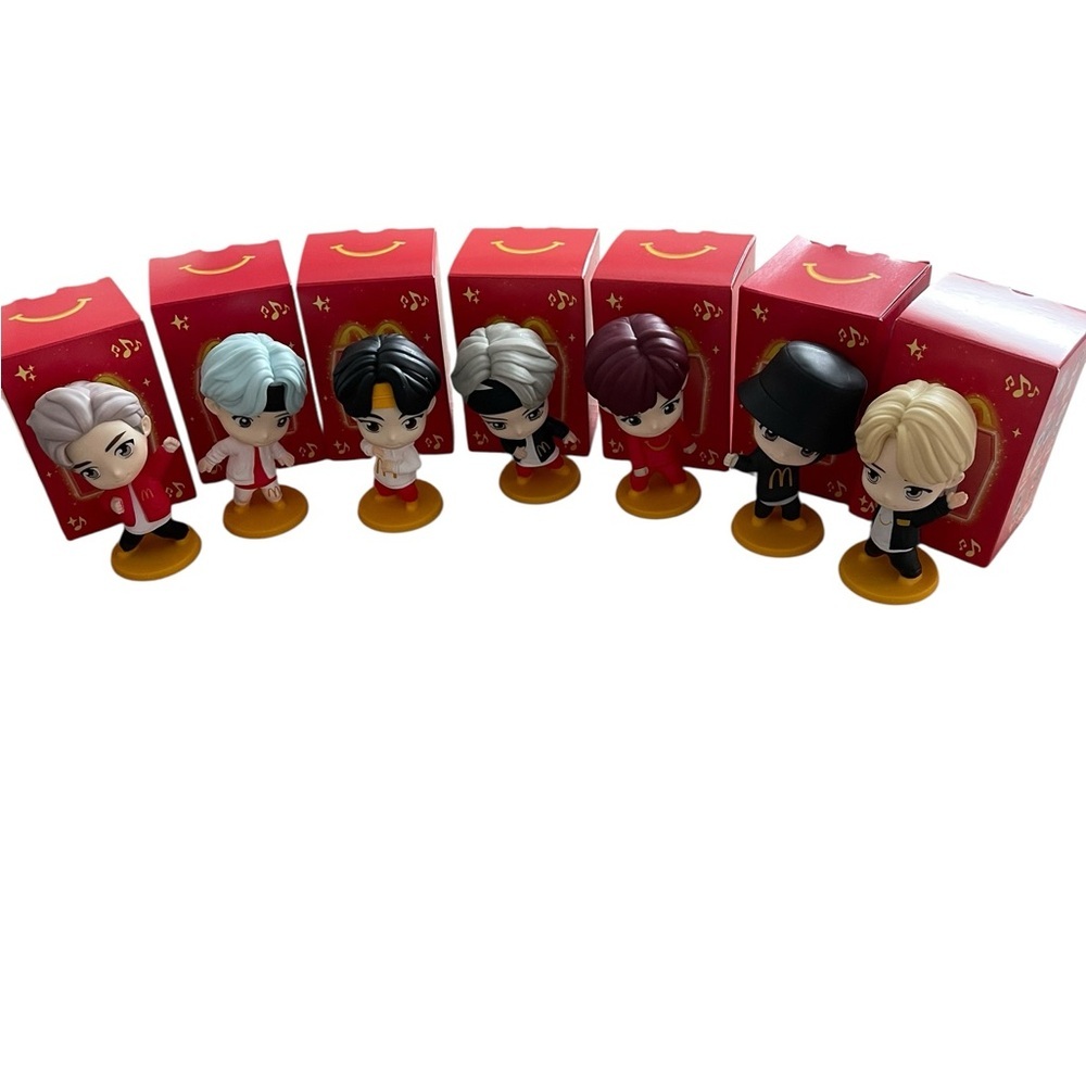 BTS McDonald's Collectible Full Set JIN RM SUGA J-HOPE V JIMIN JK